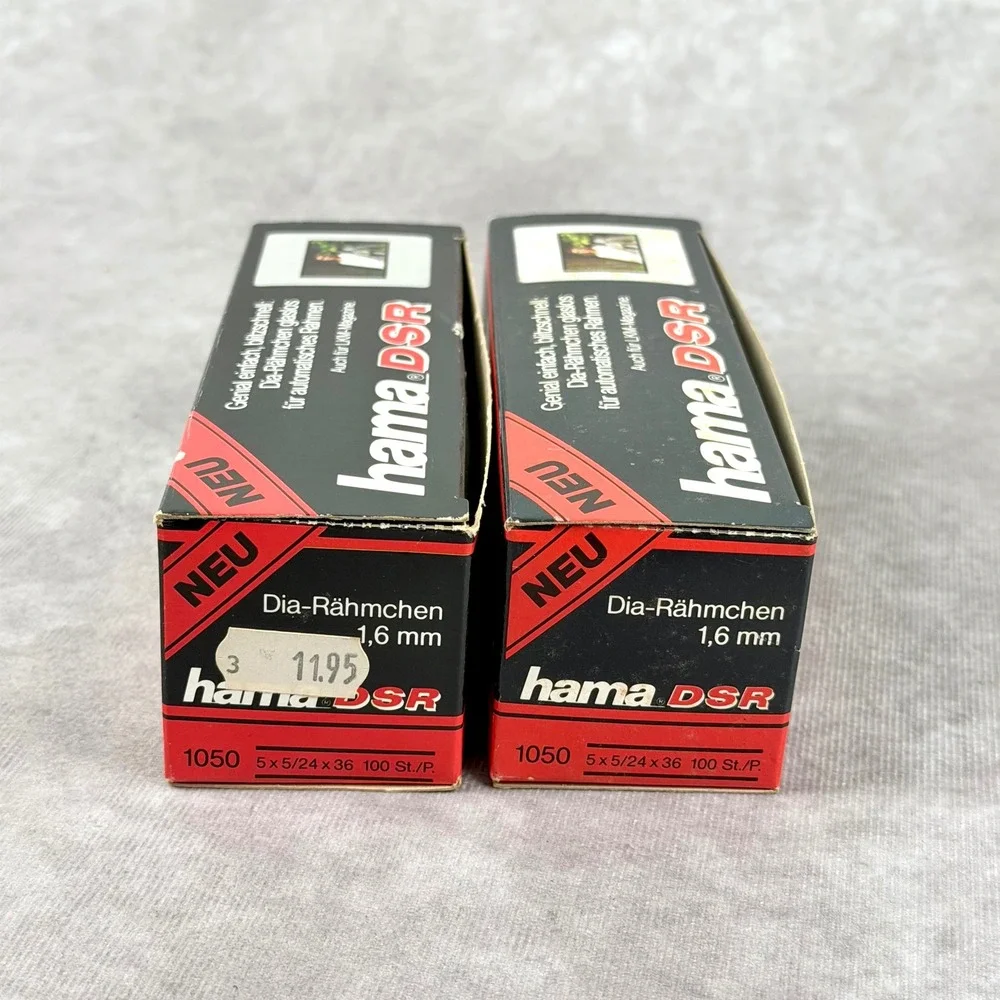 Hama DSR Plastic Slide Mounts 1.6mm Glassless for LKM Magazines Made in Germany